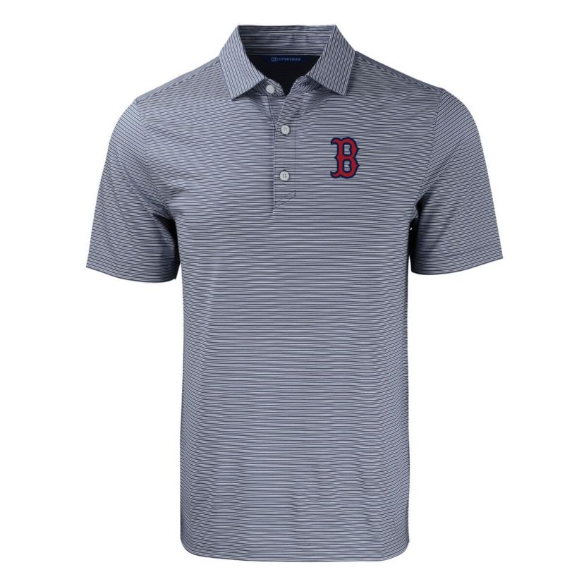 Boston Red Sox MLB Boston Sox Forge Eco Double Stripe Stretch Recycled Polo