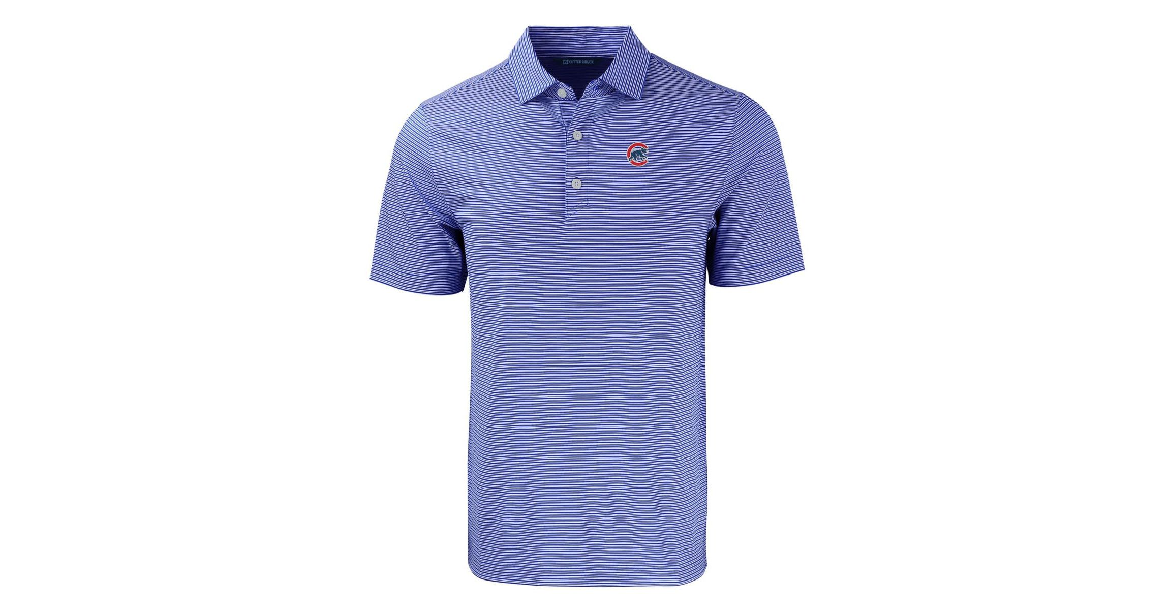 MLB Chicago Cubs Forge Eco Double Stripe Stretch Recycled Polo