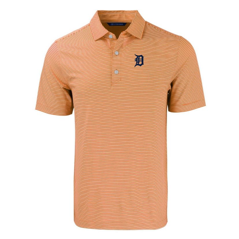 MLB Detroit Tigers Forge Eco Double Stripe Stretch Recycled Polo