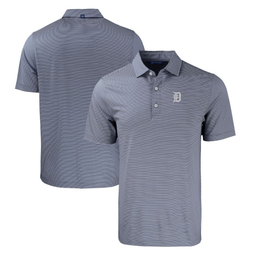 MLB Detroit Tigers Forge Eco Double Stripe Stretch Recycled Polo