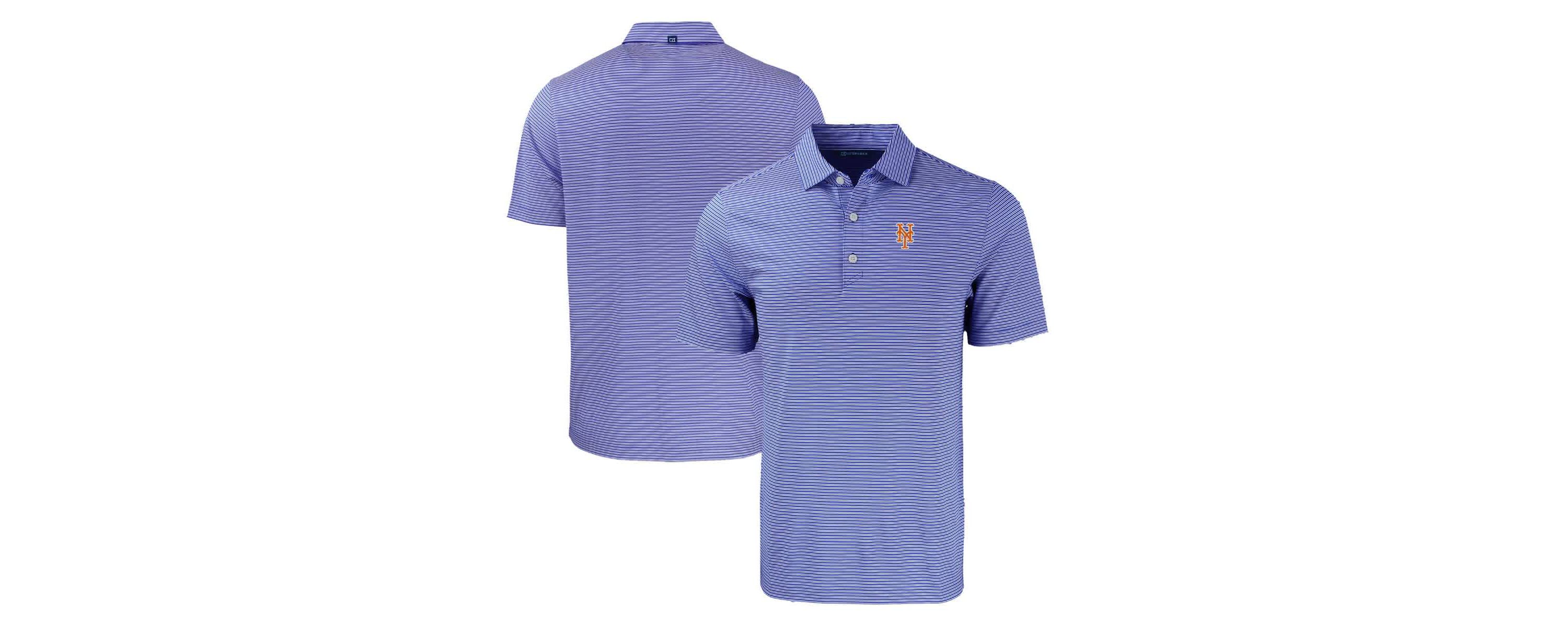 MLB New York Mets Forge Eco Double Stripe Stretch Recycled Polo