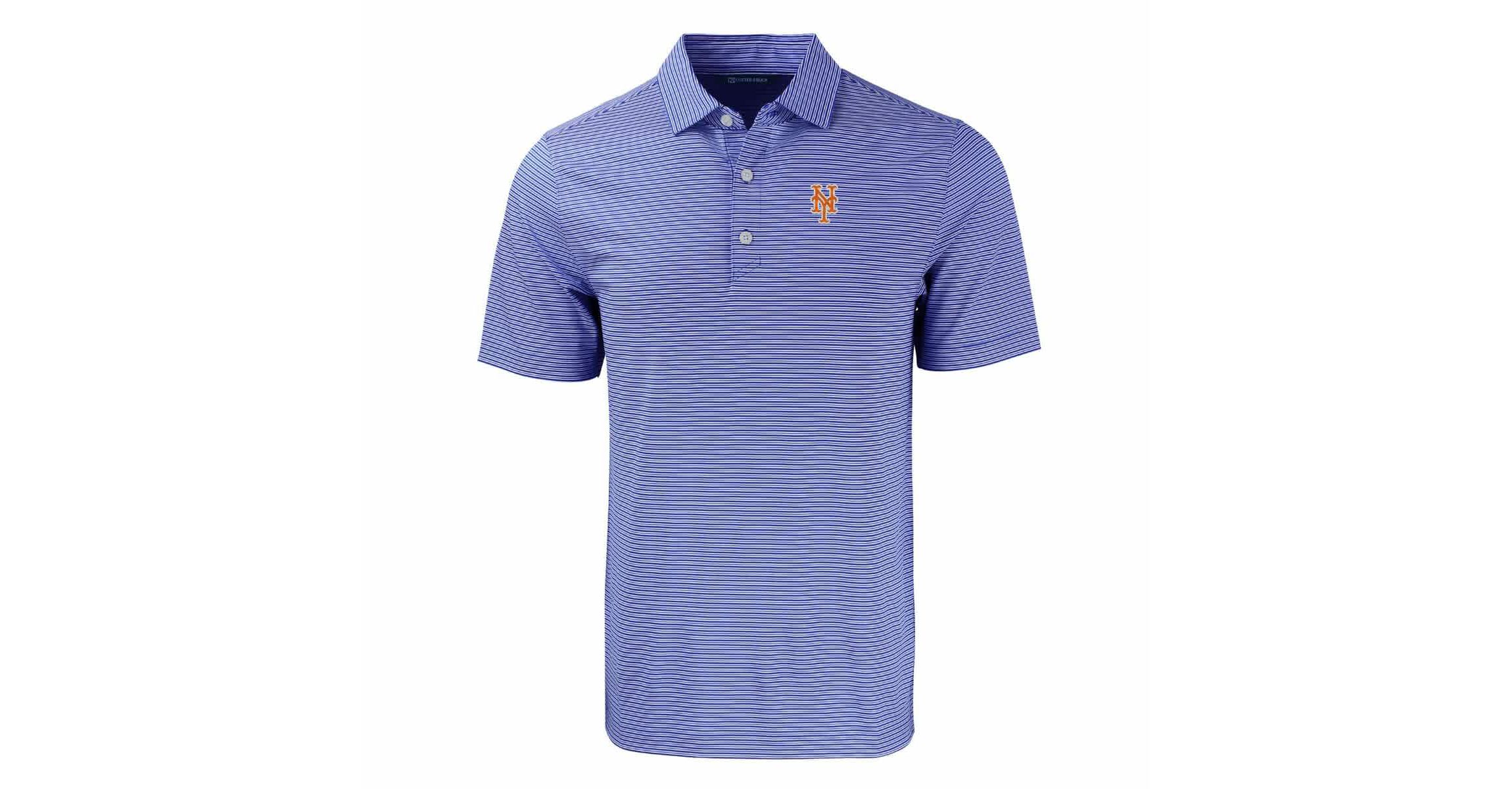 MLB New York Mets Forge Eco Double Stripe Stretch Recycled Polo