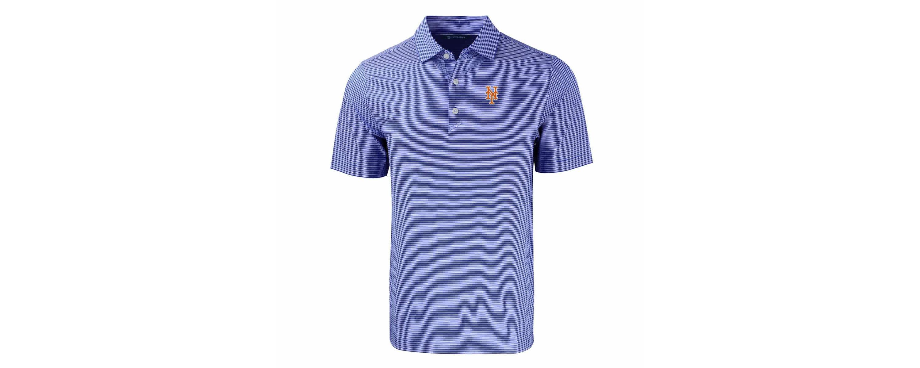 MLB New York Mets Forge Eco Double Stripe Stretch Recycled Polo