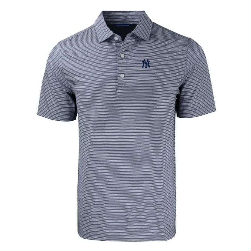 MLB New York Yankees Forge Eco Double Stripe Stretch Recycled Polo