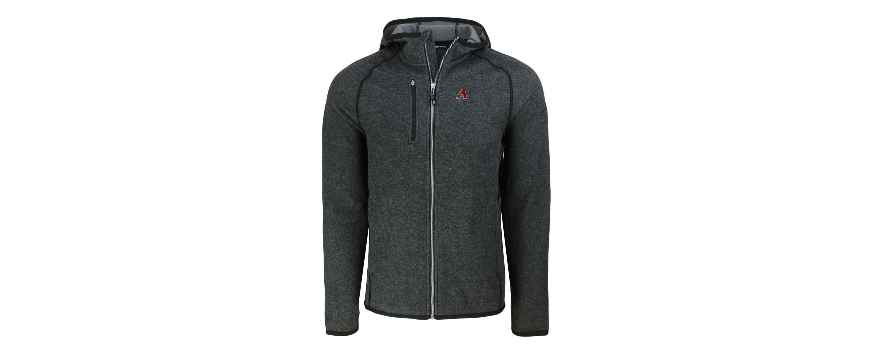MLB Heather Arizona Diamondbacks Mainsail Full-Zip Hooded Jacket