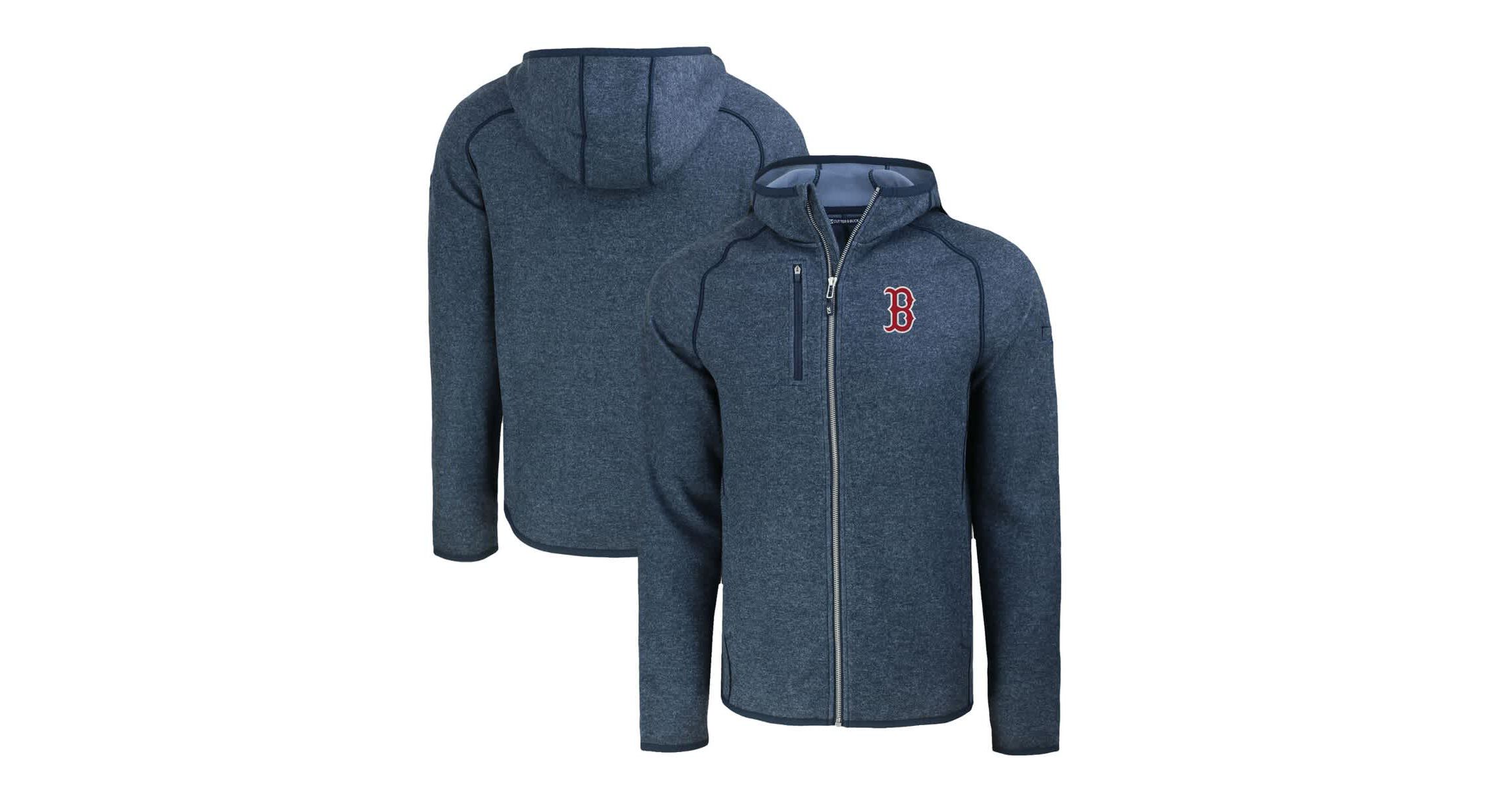 Boston Red Sox MLB Heather Boston Sox Mainsail Full-Zip Hooded Jacket