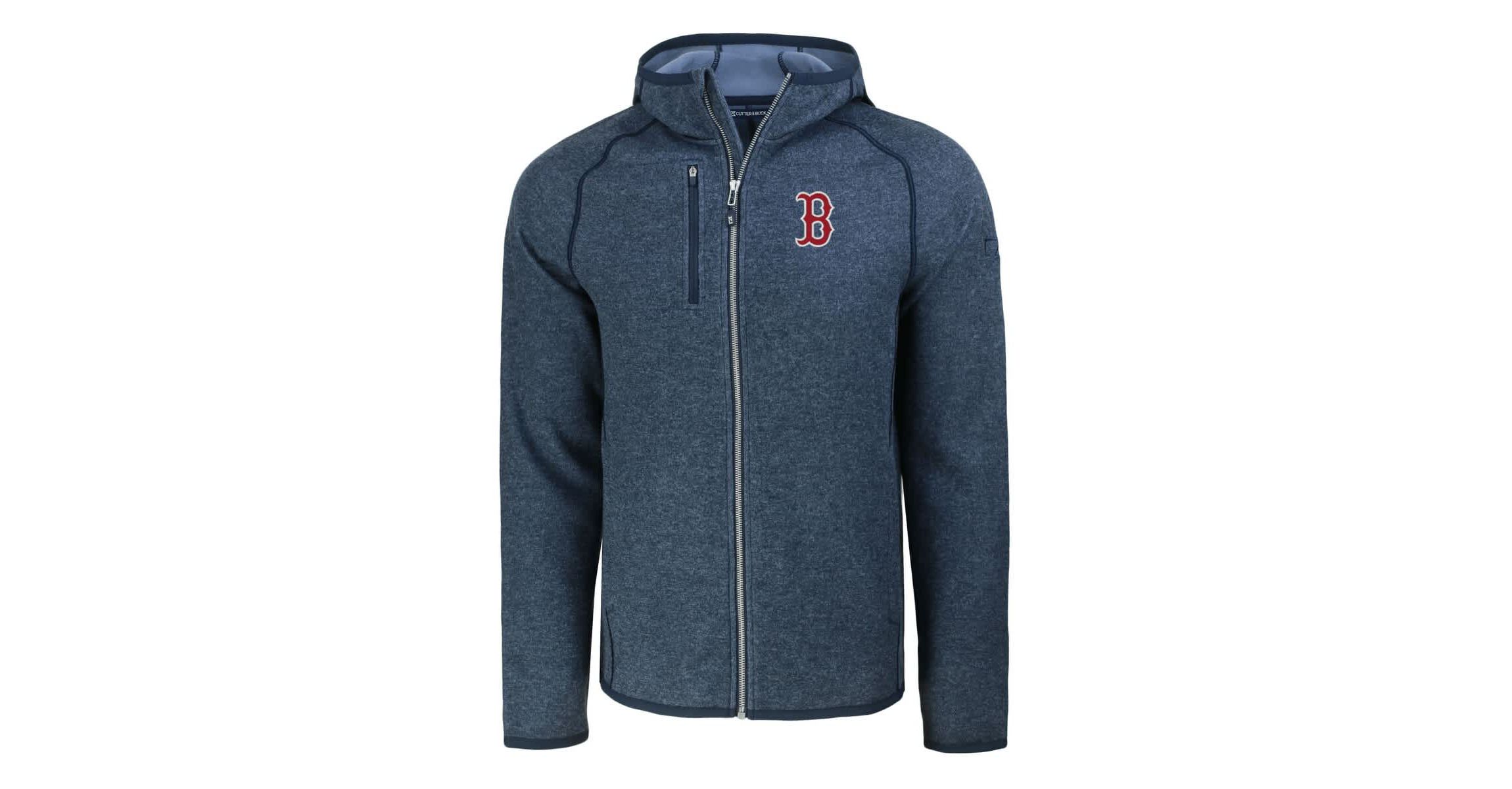 Boston Red Sox MLB Heather Boston Sox Mainsail Full-Zip Hooded Jacket