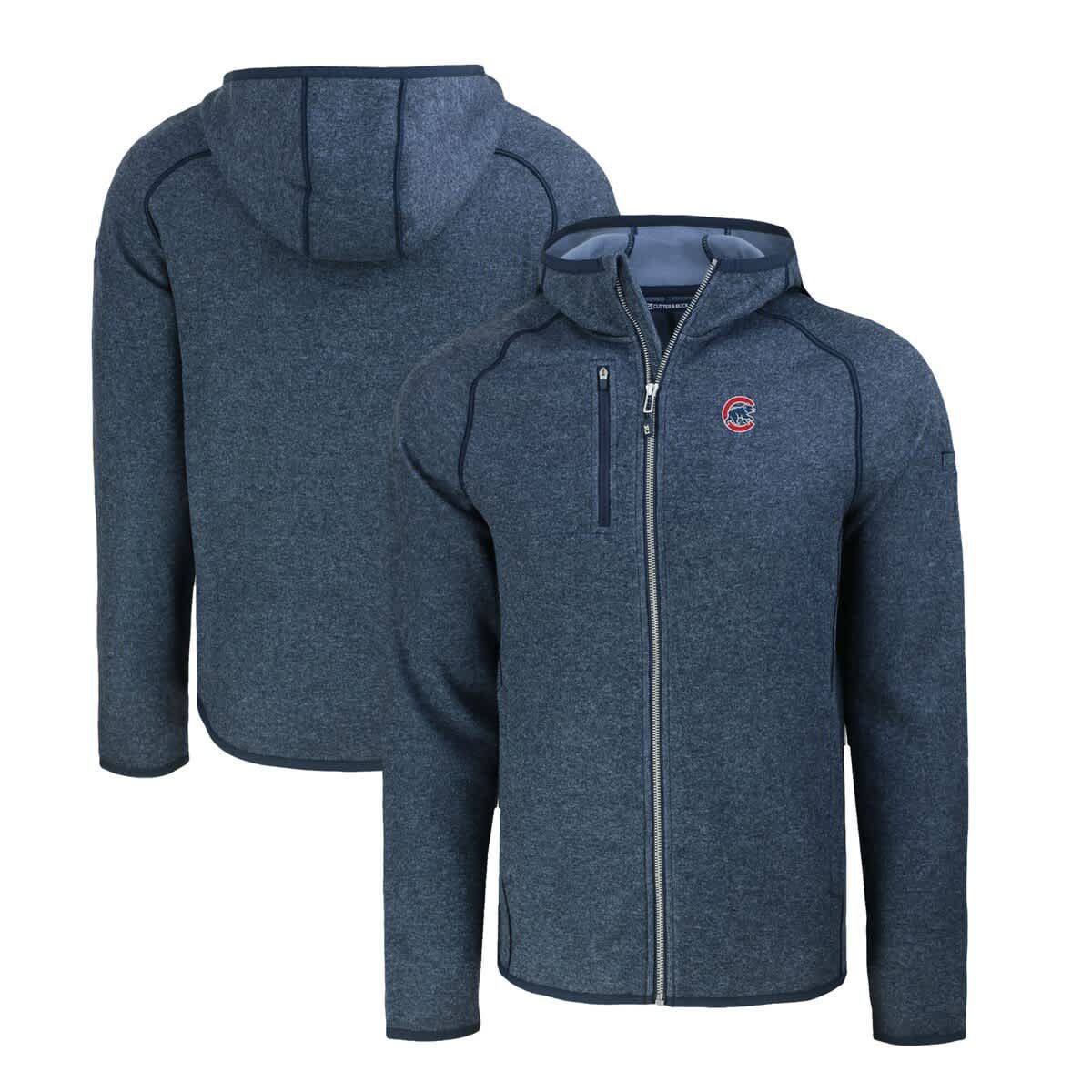 MLB Heather Chicago Cubs Mainsail Full-Zip Hooded Jacket