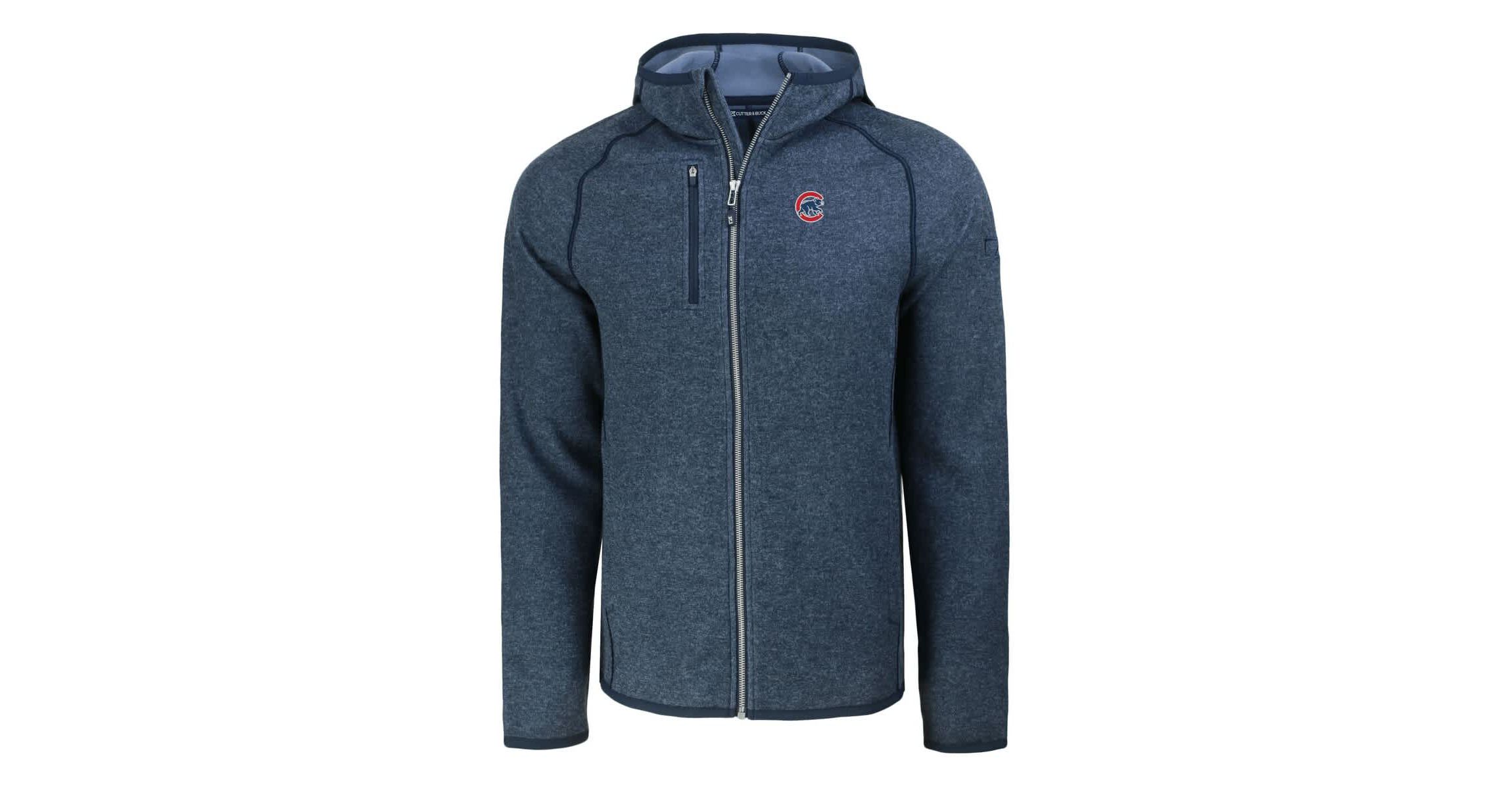 MLB Heather Chicago Cubs Mainsail Full-Zip Hooded Jacket