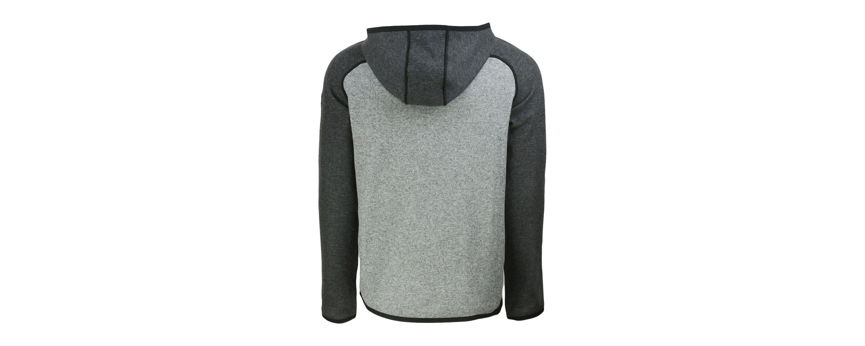MLB Heather Charcoal/Heather Cleveland Guardians Mainsail Full-Zip Hooded Jacket