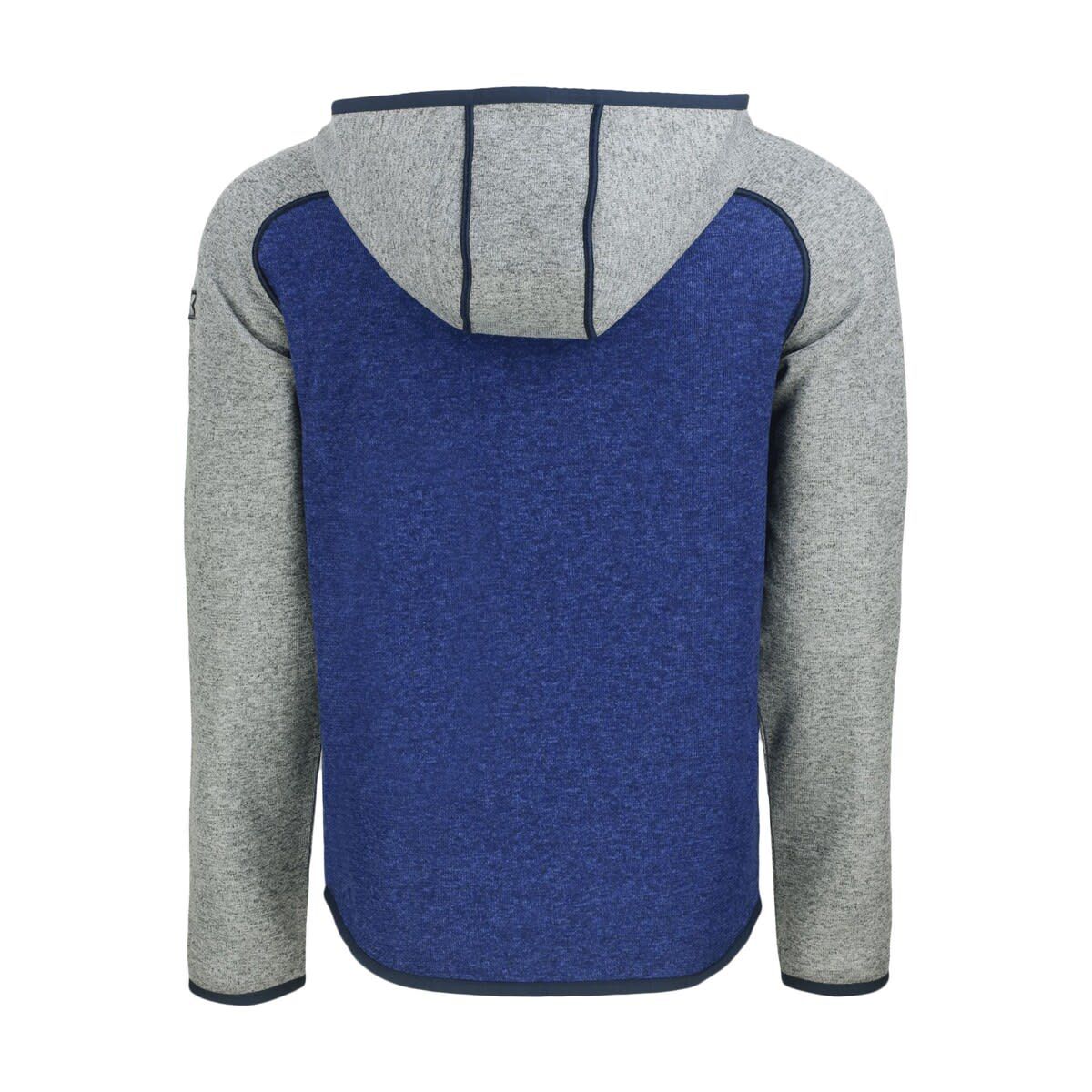 MLB Royal/Heather New York Mets Mainsail Full-Zip Hooded Jacket