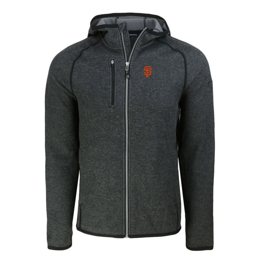 MLB Heather San Francisco Giants Mainsail Full-Zip Hooded Jacket