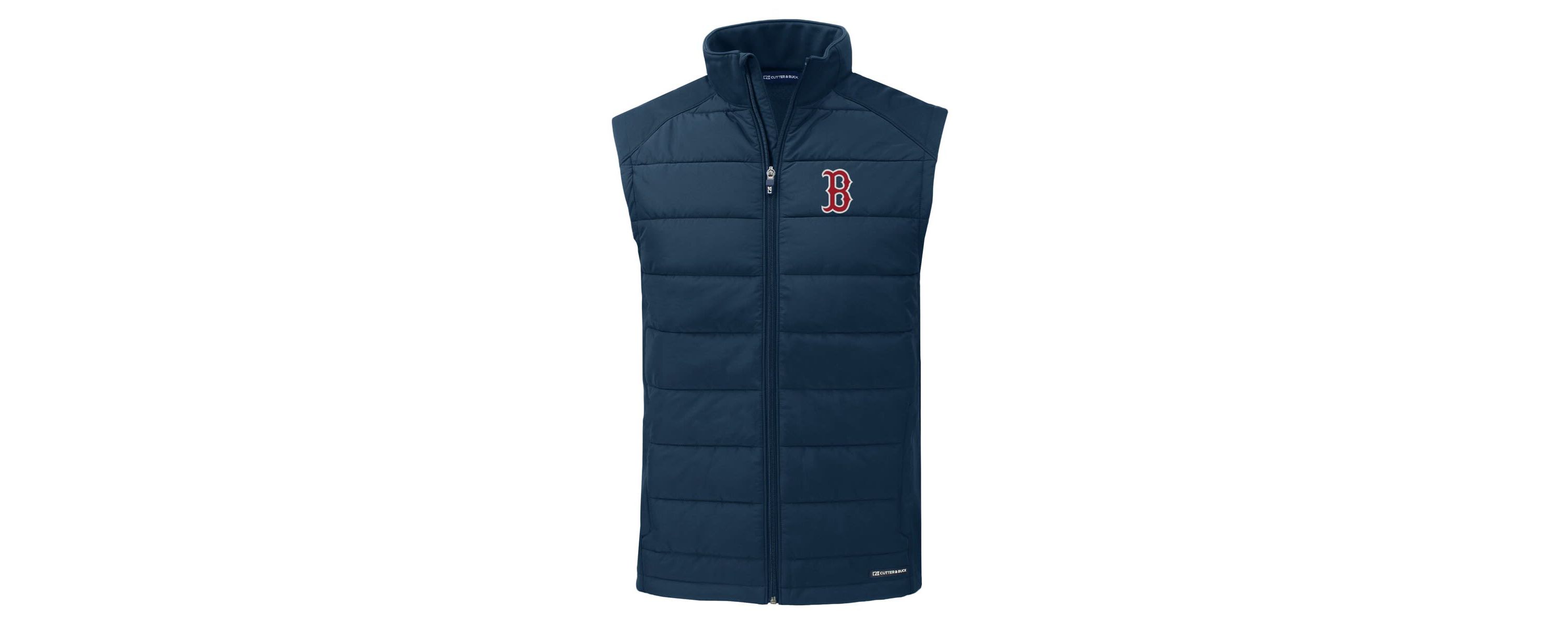 Boston Red Sox MLB Boston Sox Evoke Hybrid Eco Softshell Recycled Full-Zip Vest