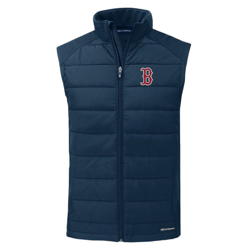 Boston Red Sox MLB Boston Sox Evoke Hybrid Eco Softshell Recycled Full-Zip Vest