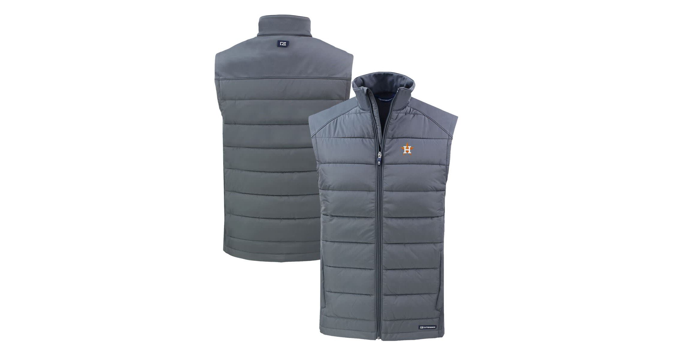 MLB Houston Astros Evoke Hybrid Eco Softshell Recycled Full-Zip Vest