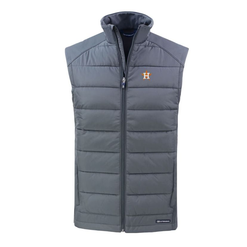 MLB Houston Astros Evoke Hybrid Eco Softshell Recycled Full-Zip Vest