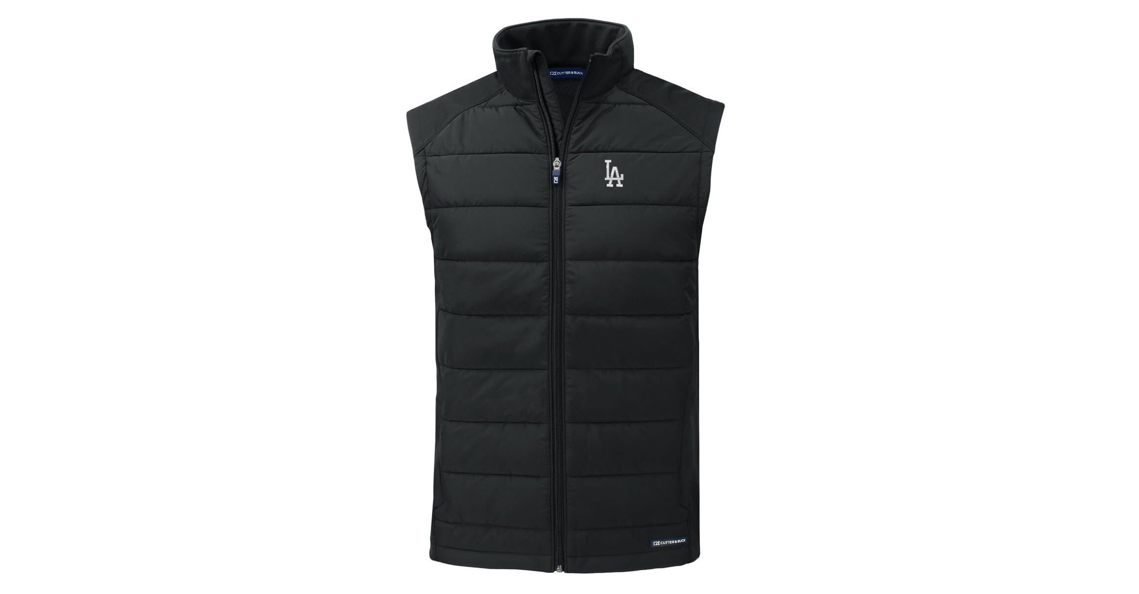 MLB Los Angeles Dodgers Evoke Hybrid Eco Softshell Recycled Full-Zip Vest