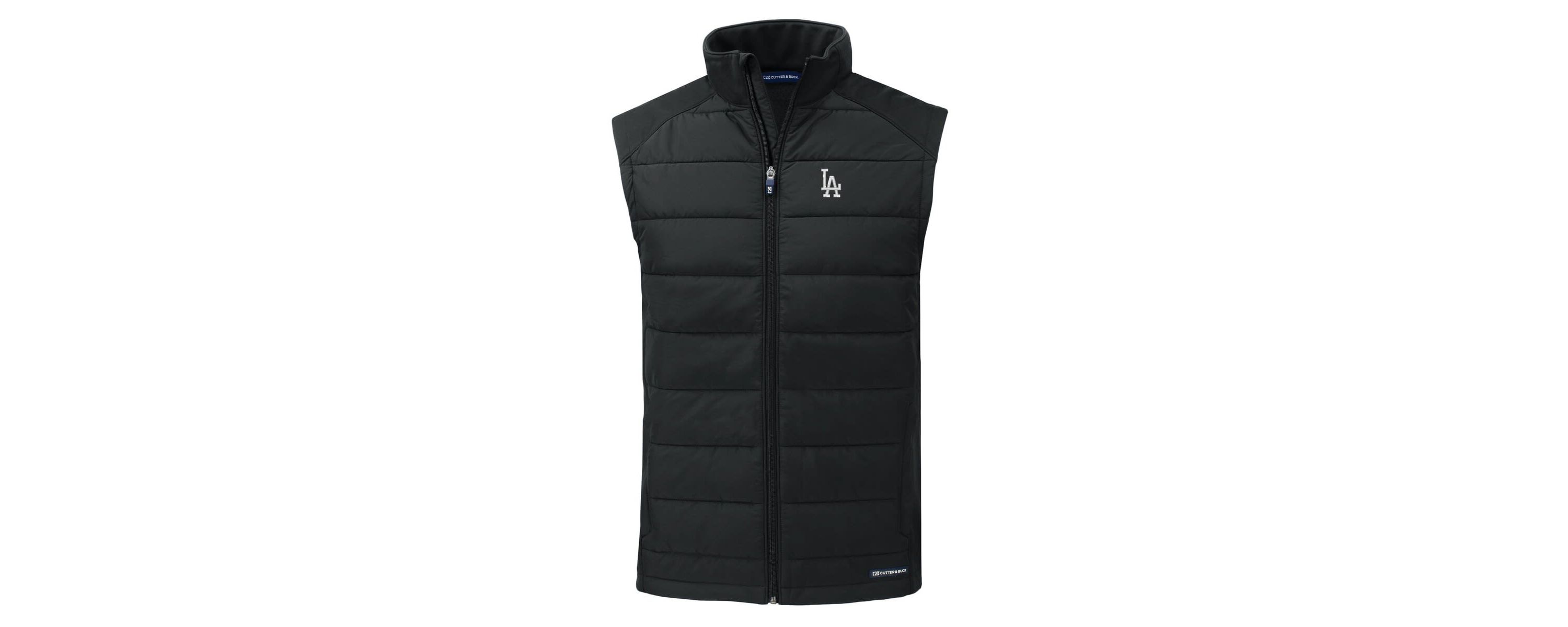 MLB Los Angeles Dodgers Evoke Hybrid Eco Softshell Recycled Full-Zip Vest