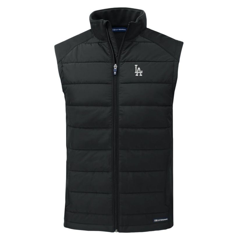 MLB Los Angeles Dodgers Evoke Hybrid Eco Softshell Recycled Full-Zip Vest