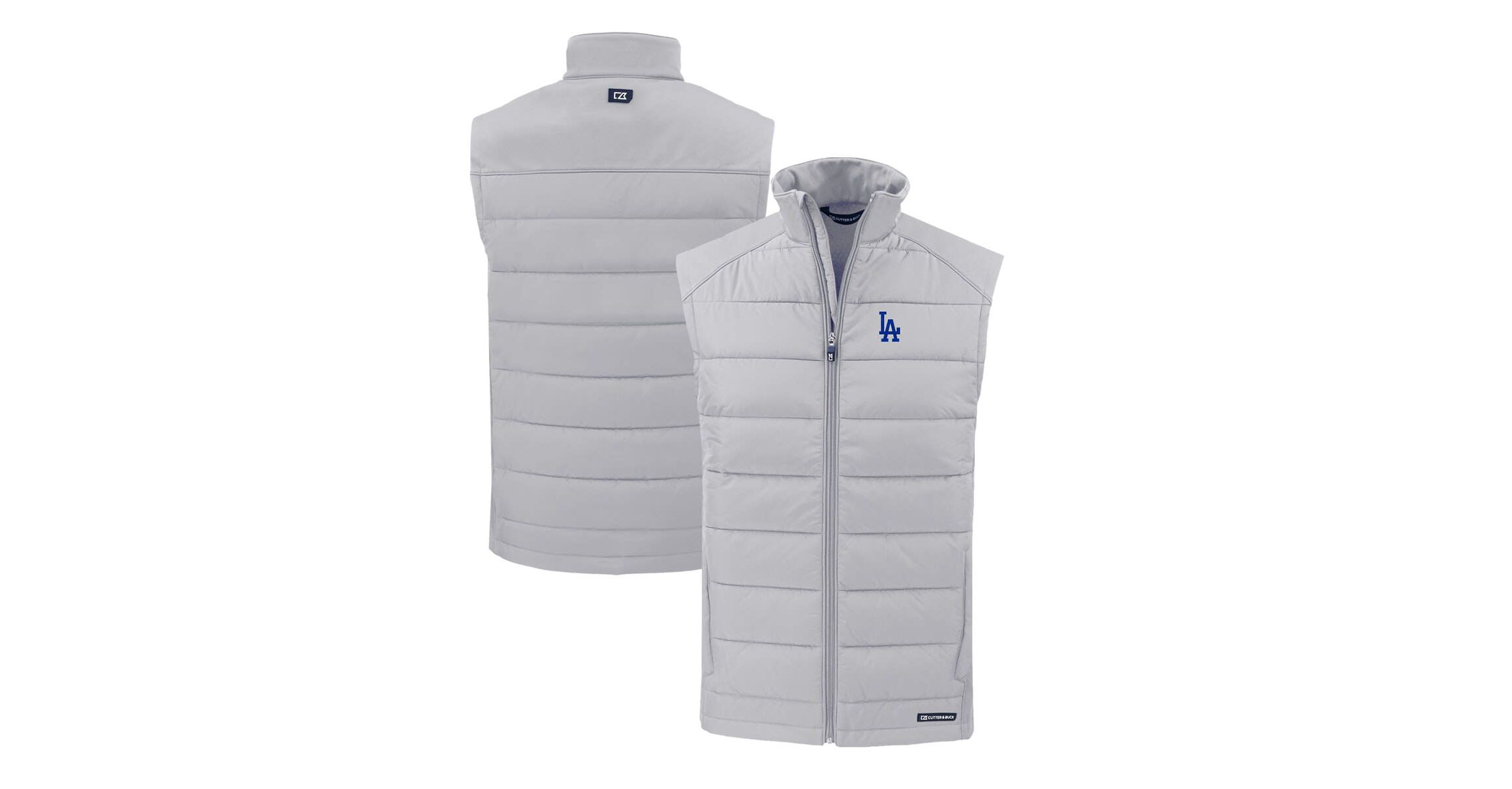 MLB Los Angeles Dodgers Evoke Hybrid Eco Softshell Recycled Full-Zip Vest