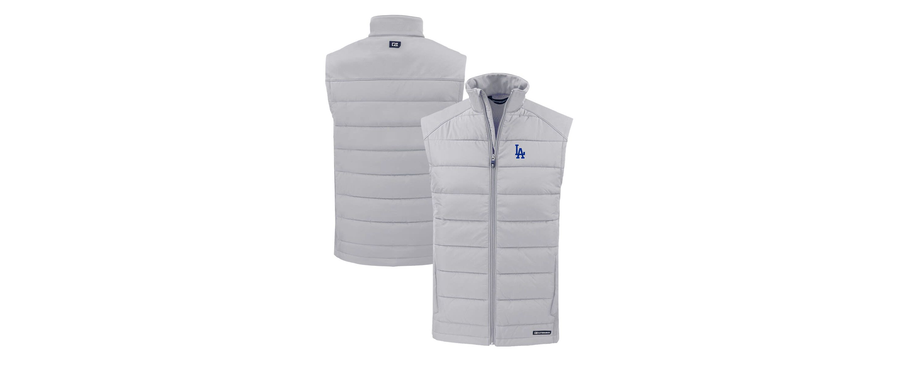 MLB Los Angeles Dodgers Evoke Hybrid Eco Softshell Recycled Full-Zip Vest