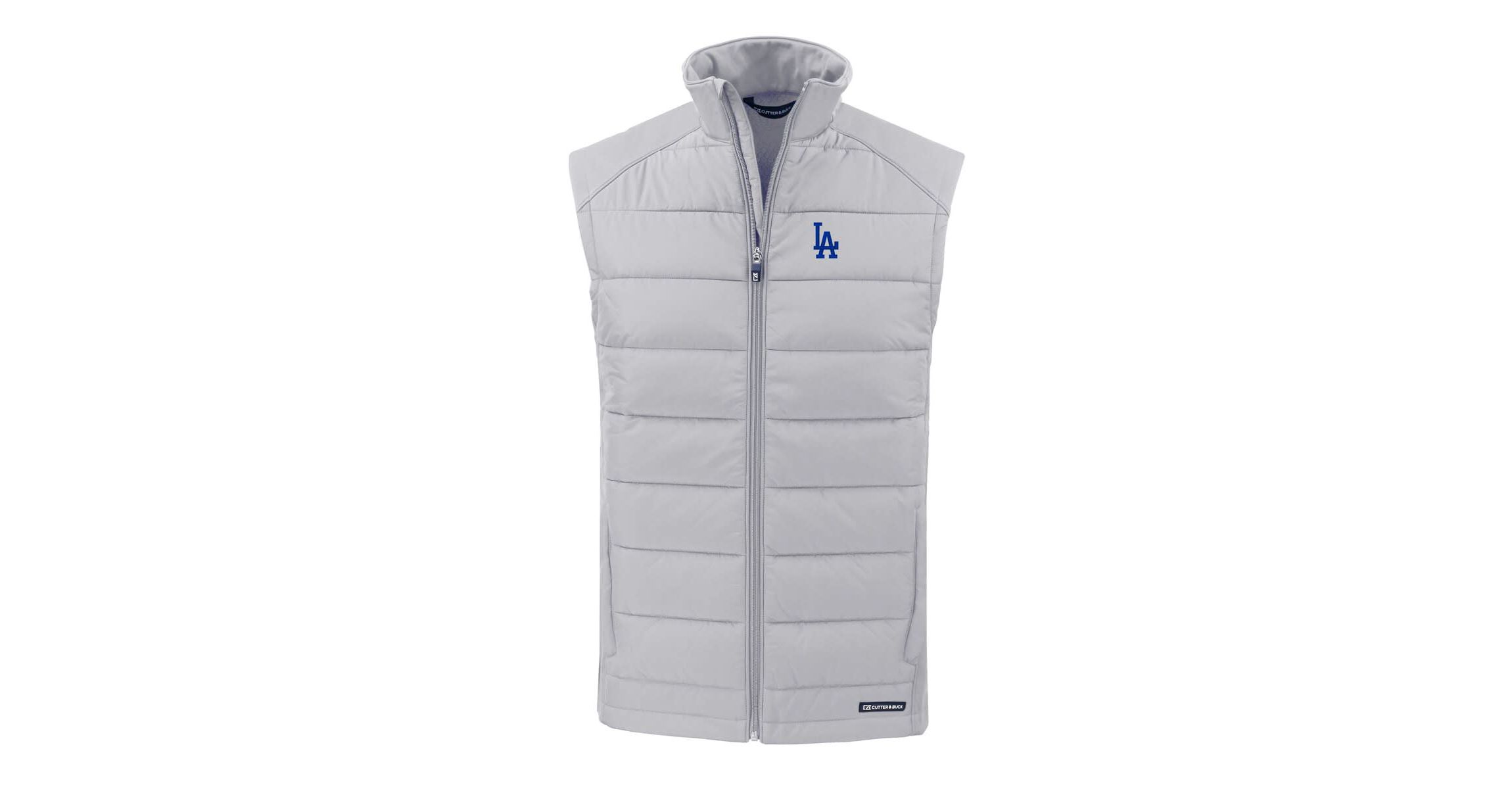 MLB Los Angeles Dodgers Evoke Hybrid Eco Softshell Recycled Full-Zip Vest