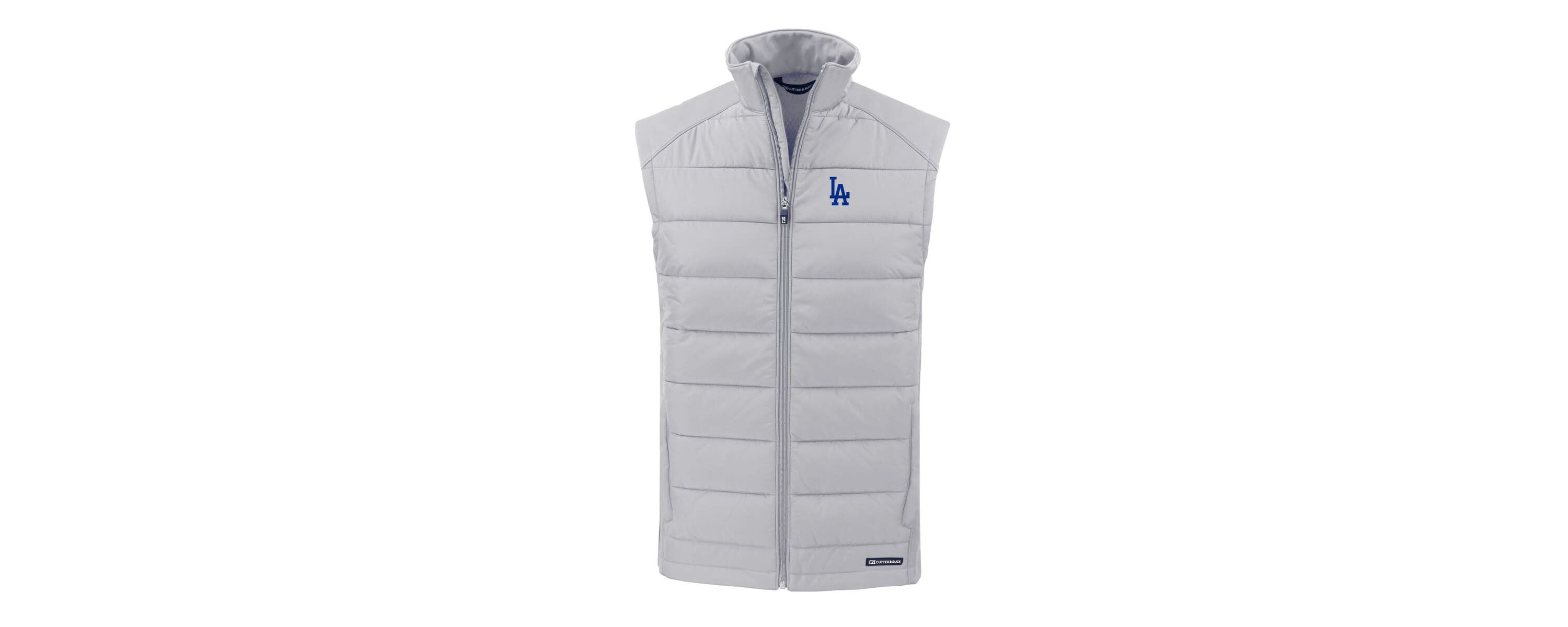 MLB Los Angeles Dodgers Evoke Hybrid Eco Softshell Recycled Full-Zip Vest