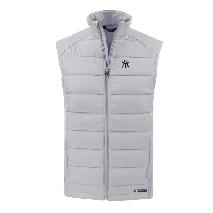 MLB New York Yankees Evoke Hybrid Eco Softshell Recycled Full-Zip Vest