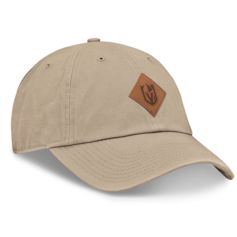NHL Fanatics Vegas Golden Knights Elements Unstructured Patch Leather Strapback Hat