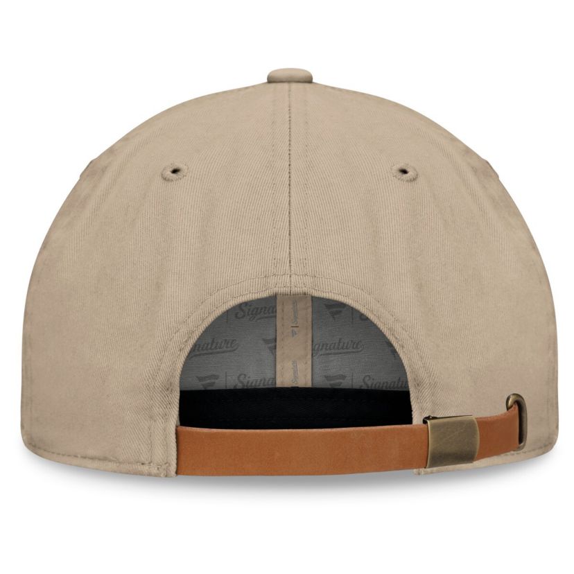 NHL Fanatics Vegas Golden Knights Elements Unstructured Patch Leather Strapback Hat