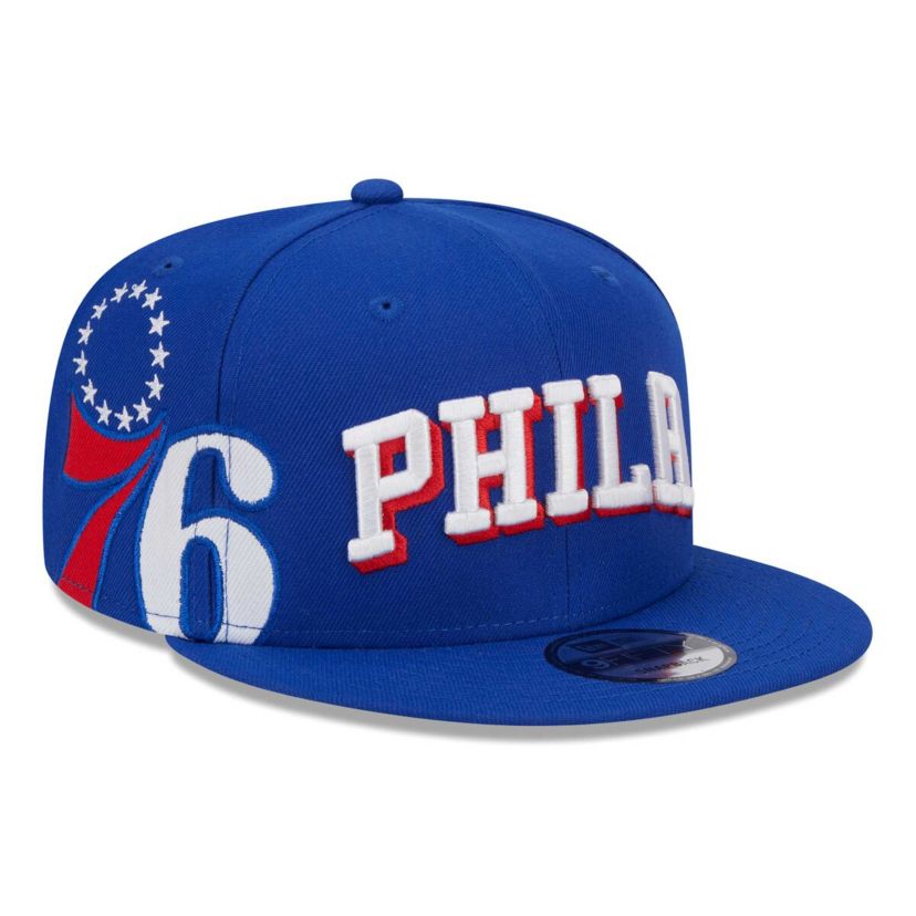 NBA Philadelphia 76ers Side Logo 9FIFTY Snapback Hat
