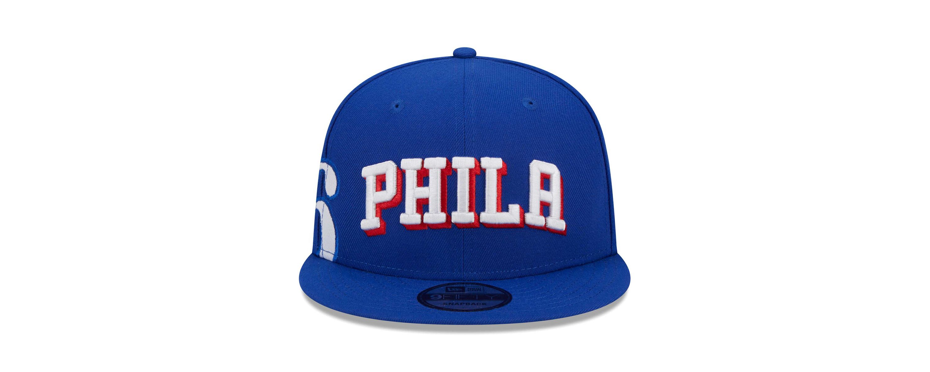 NBA Philadelphia 76ers Side Logo 9FIFTY Snapback Hat