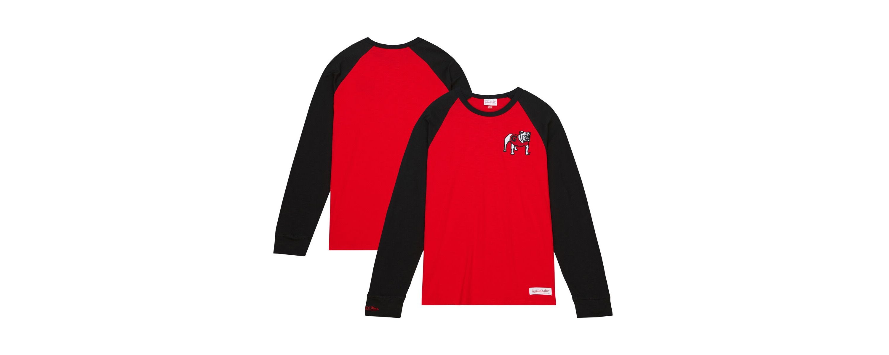 NCAA Georgia Bulldogs Legendary Slub Raglan Long Sleeve T-Shirt