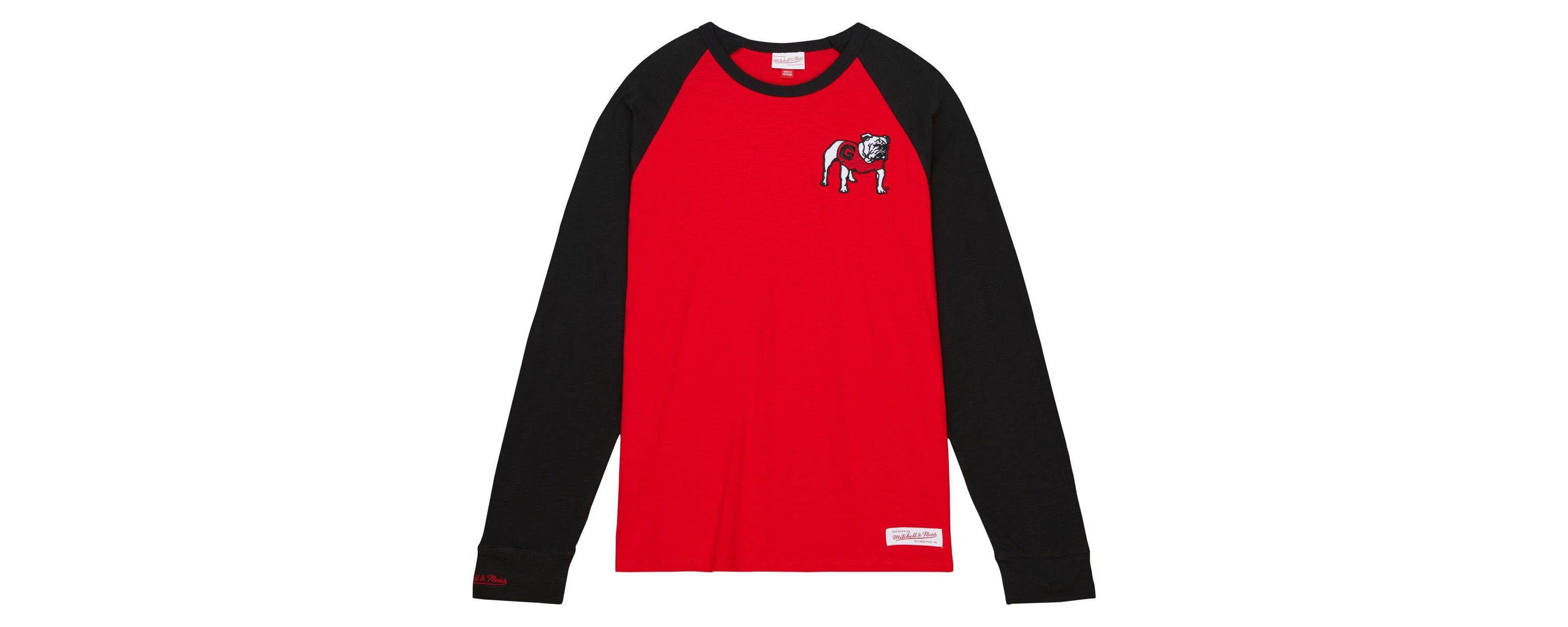 NCAA Georgia Bulldogs Legendary Slub Raglan Long Sleeve T-Shirt