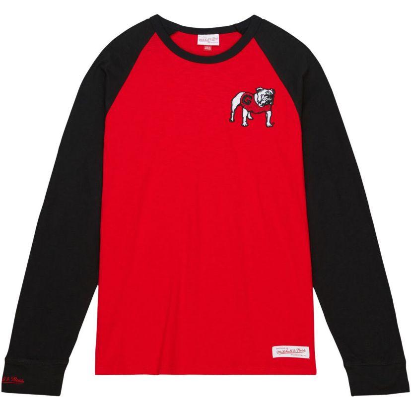 NCAA Georgia Bulldogs Legendary Slub Raglan Long Sleeve T-Shirt