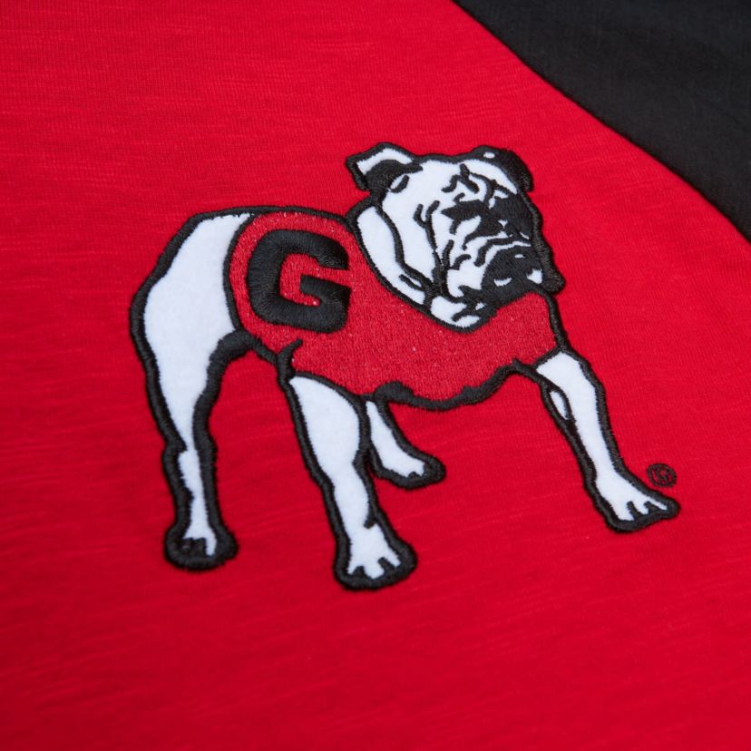 NCAA Georgia Bulldogs Legendary Slub Raglan Long Sleeve T-Shirt