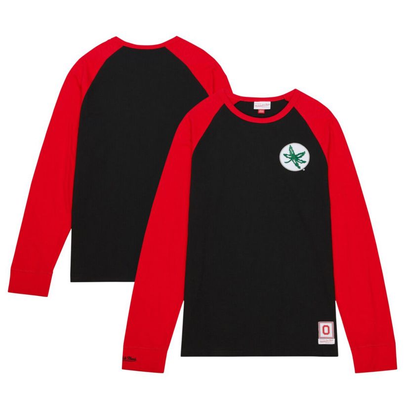 NCAA Ohio State Buckeyes Legendary Slub Raglan Long Sleeve T-Shirt