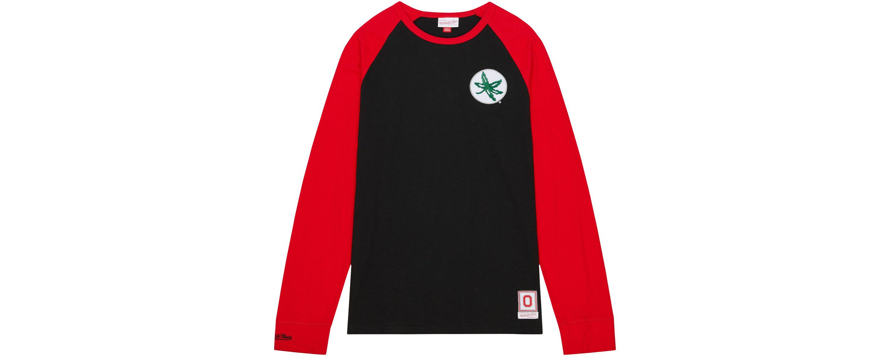 NCAA Ohio State Buckeyes Legendary Slub Raglan Long Sleeve T-Shirt