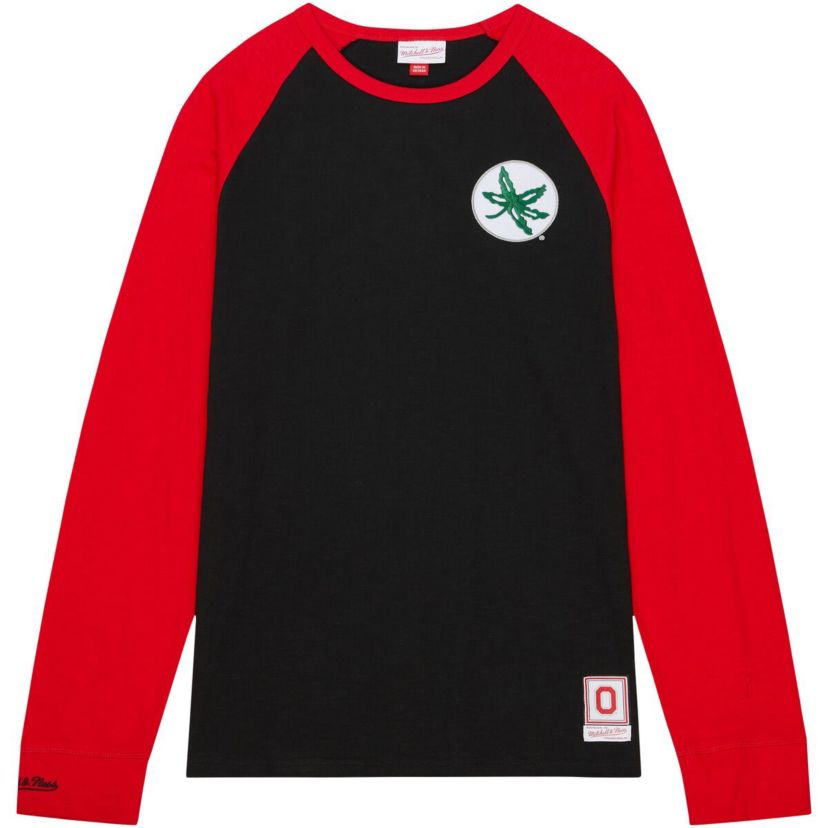 NCAA Ohio State Buckeyes Legendary Slub Raglan Long Sleeve T-Shirt