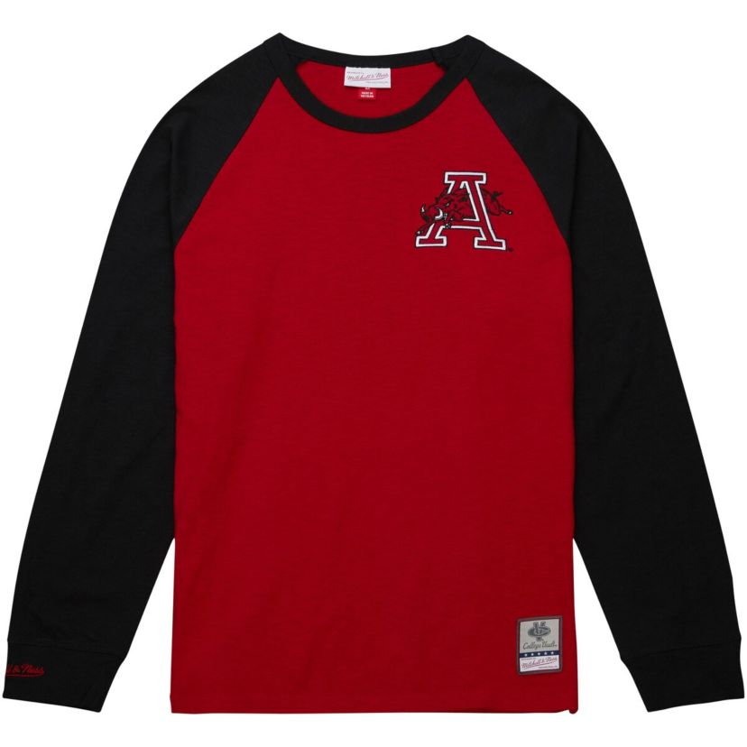 NCAA Arkansas Razorbacks Legendary Slub Raglan Long Sleeve T-Shirt