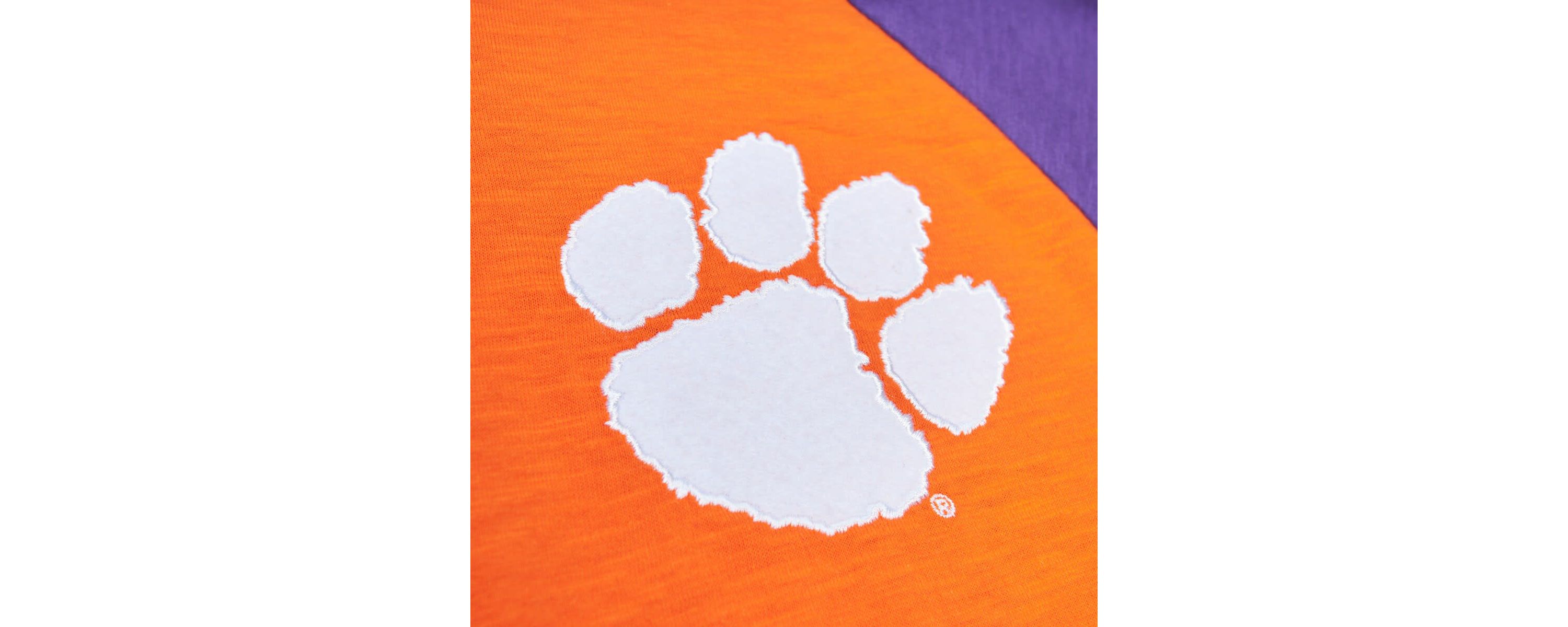 NCAA Clemson Tigers Legendary Slub Raglan Long Sleeve T-Shirt