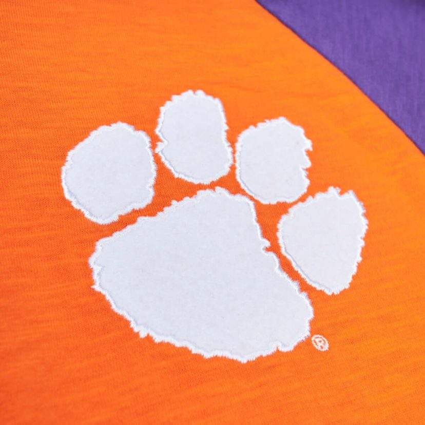 NCAA Clemson Tigers Legendary Slub Raglan Long Sleeve T-Shirt