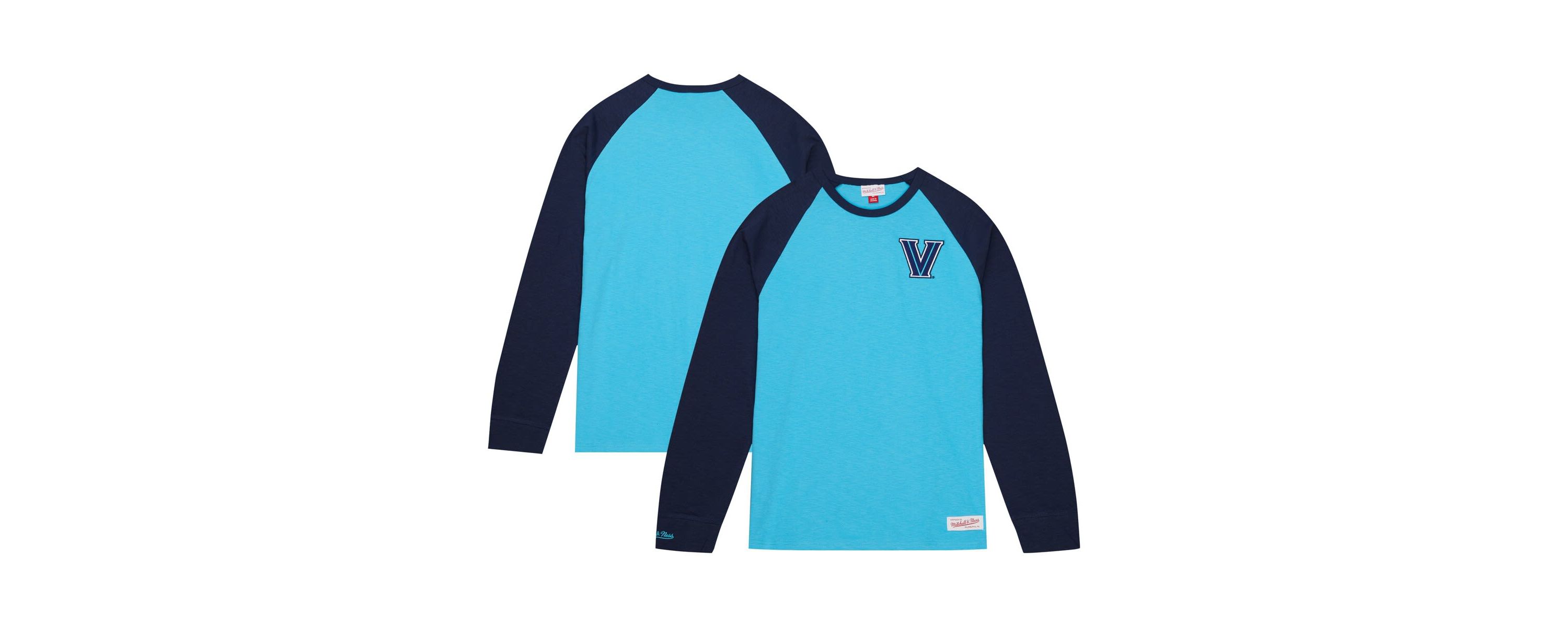 NCAA Light Villanova Wildcats Legendary Slub Raglan Long Sleeve T-Shirt