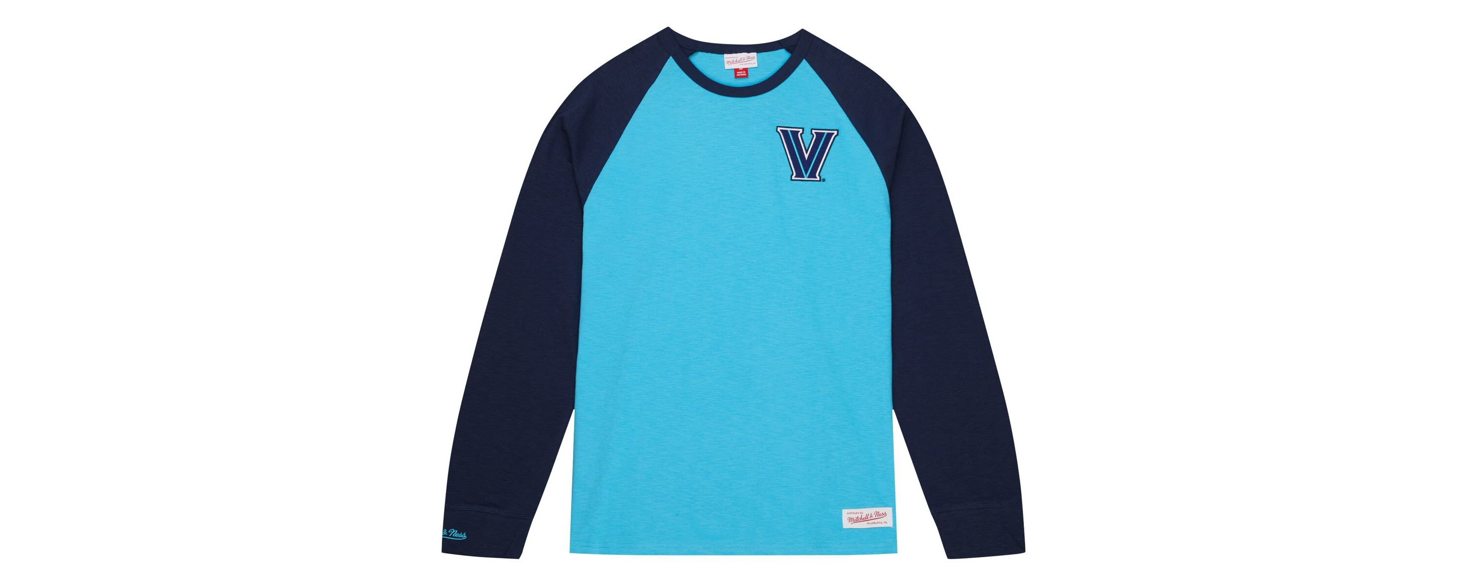 NCAA Light Villanova Wildcats Legendary Slub Raglan Long Sleeve T-Shirt