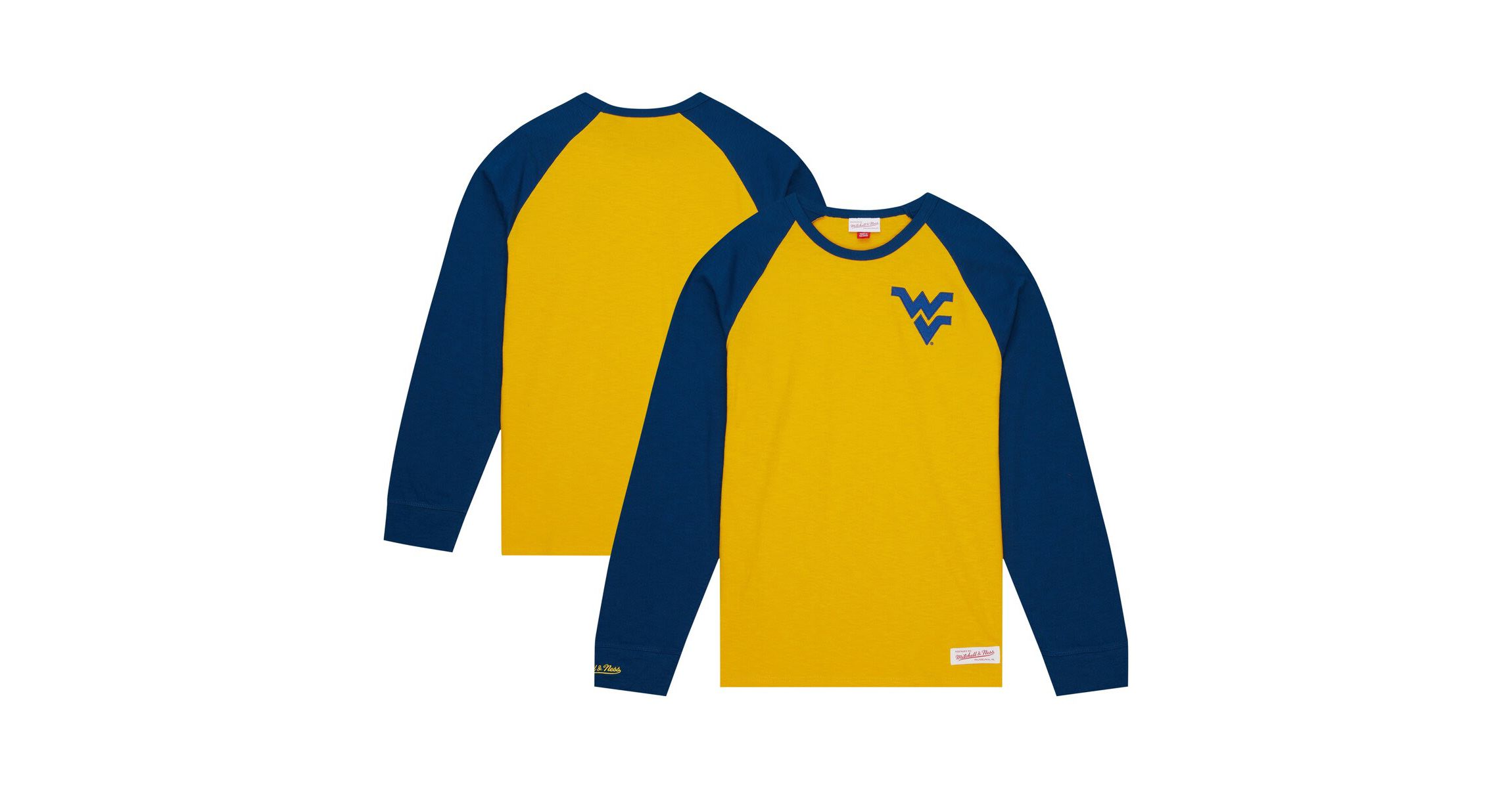 NCAA West Virginia Mountaineers Legendary Slub Raglan Long Sleeve T-Shirt