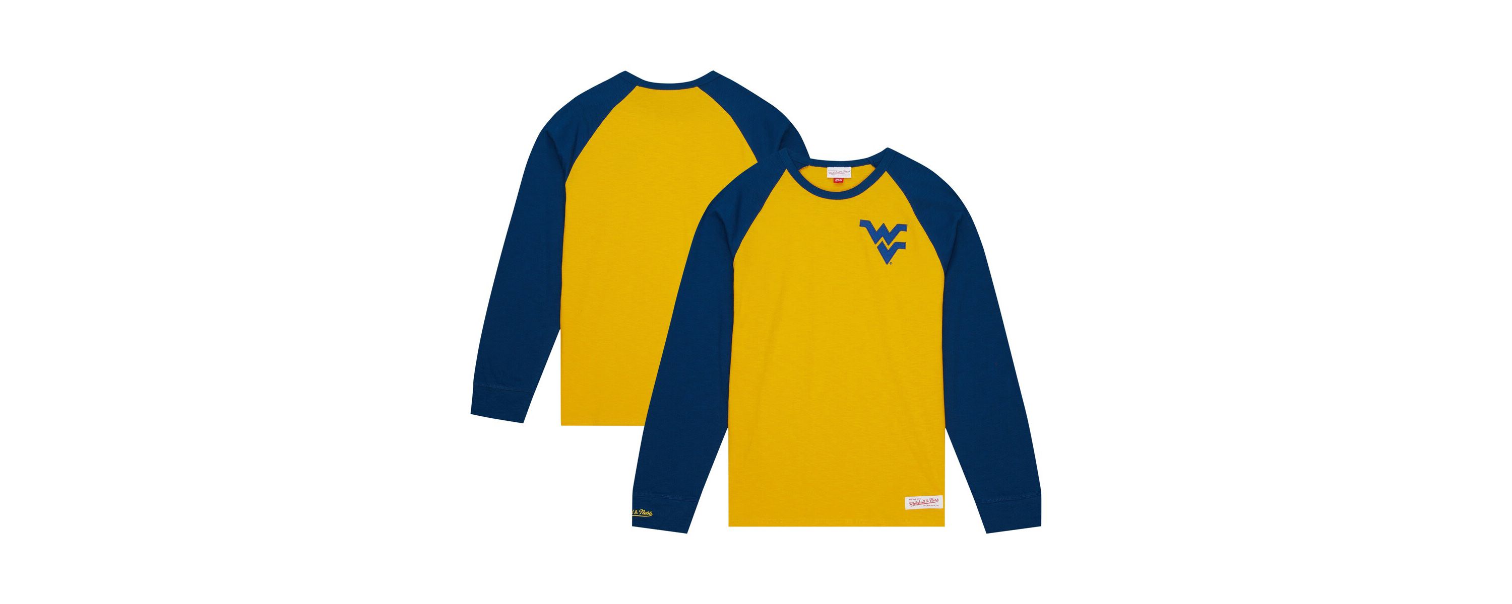 NCAA West Virginia Mountaineers Legendary Slub Raglan Long Sleeve T-Shirt