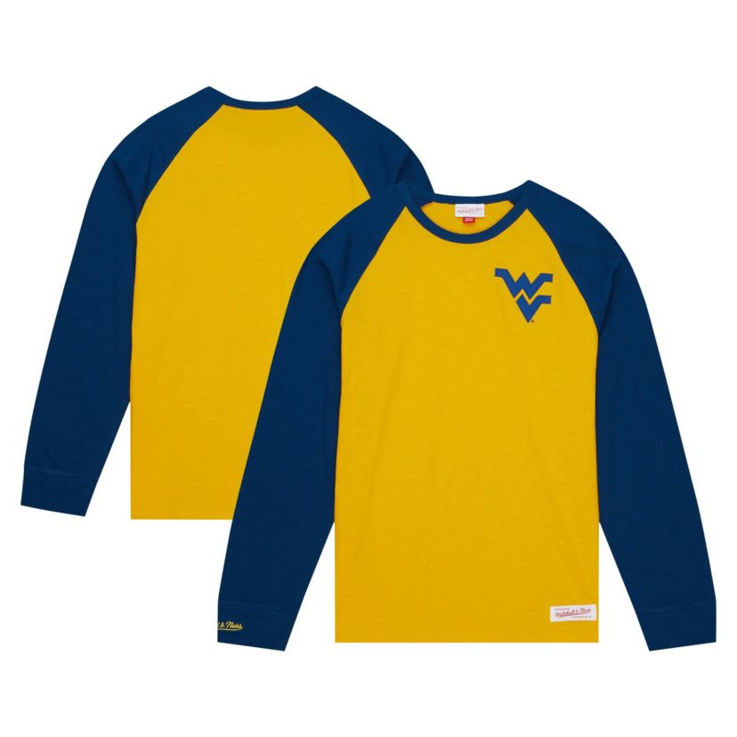 NCAA West Virginia Mountaineers Legendary Slub Raglan Long Sleeve T-Shirt