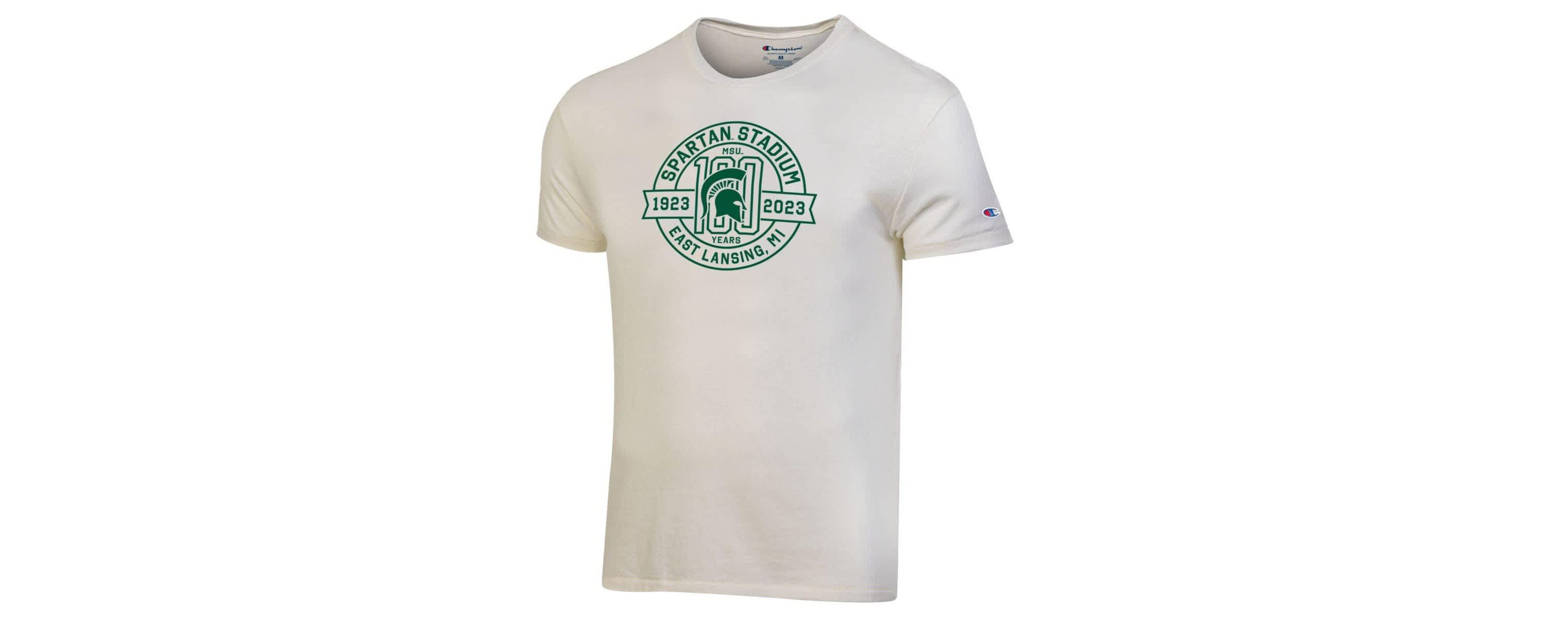 NCAA Michigan State Spartans 100th Anniversary Spartan Stadium T-Shirt