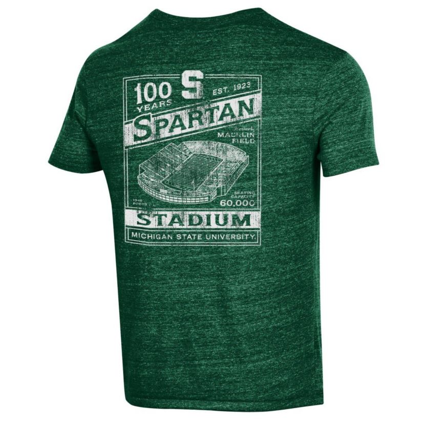 NCAA Michigan State Spartans 100th Anniversary Spartan Stadium T-Shirt