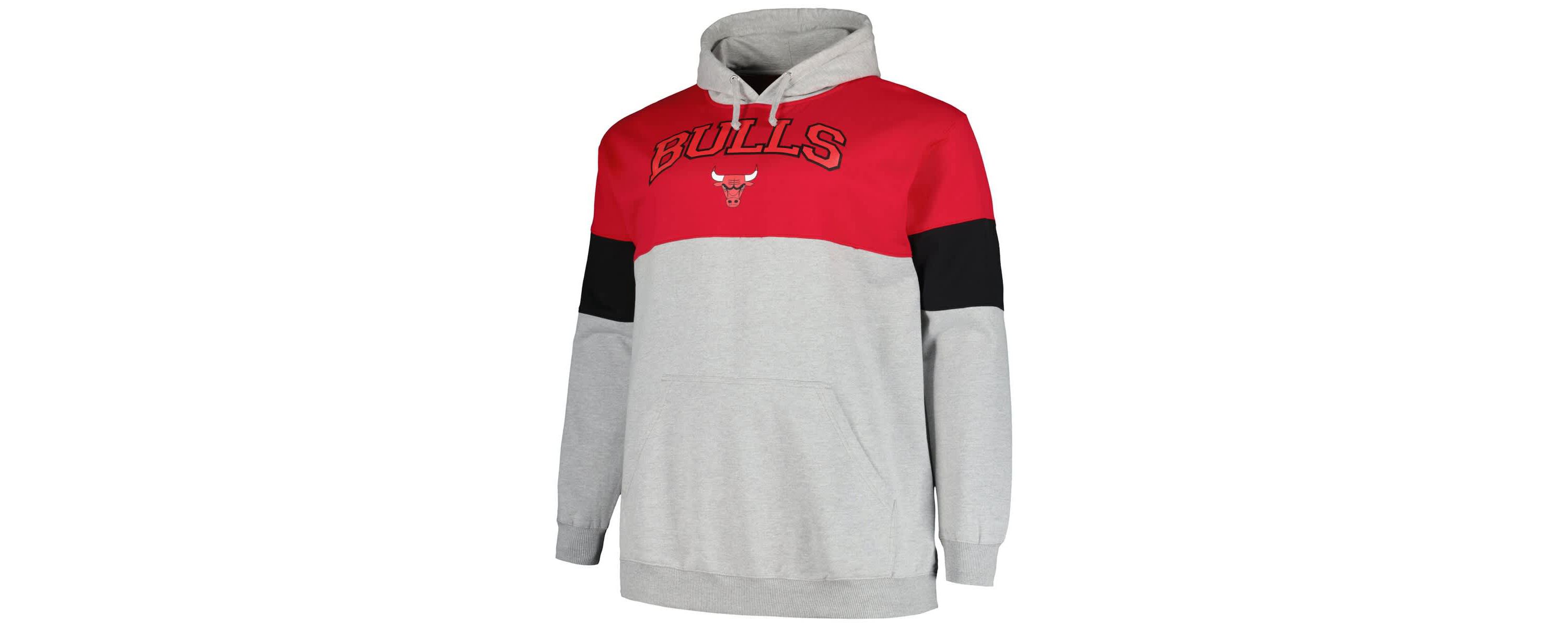 NBA Fanatics Chicago Bulls Big & Tall Pullover Hoodie